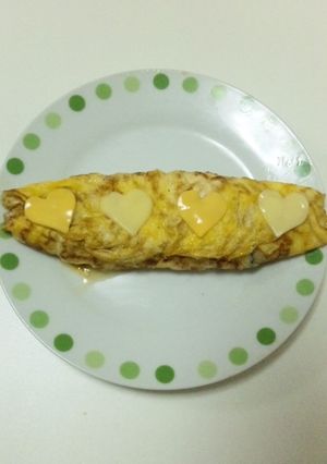 キノコーンチーズオムレツ-レシピのメイン写真