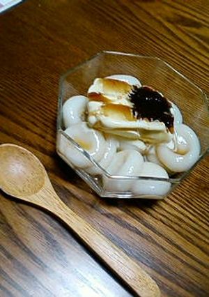 簡単白玉クリームあんみつ-レシピのメイン写真