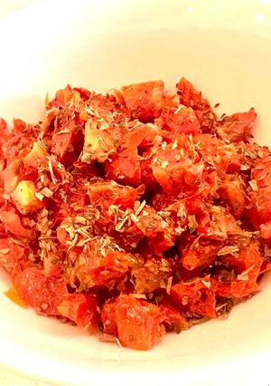 冷凍セミドライトマト🍅deブルスケッタ-レシピのメイン写真