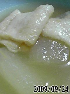 冬瓜と油揚げの煮物-レシピのメイン写真