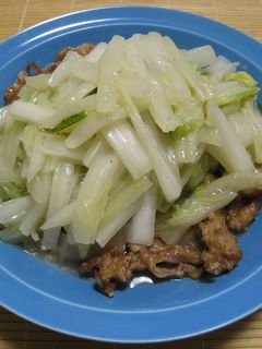 豚こま切れ肉の唐揚げ ~白菜あんかけ~-レシピのメイン写真
