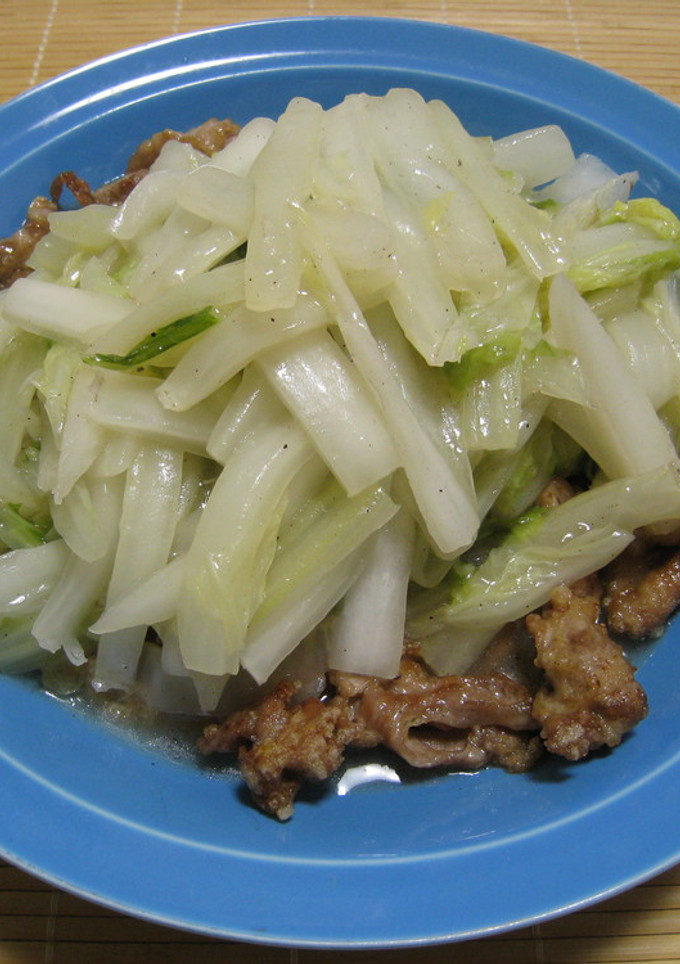 豚こま切れ肉の唐揚げ ～白菜あんかけ～-レシピのメイン写真