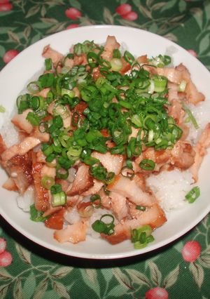 豚の角煮でチャーシュー丼！-レシピのメイン写真