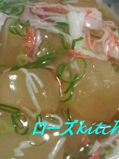 ネギでサッパリ☆冬瓜のとろとろあんかけ♪-レシピのメイン写真