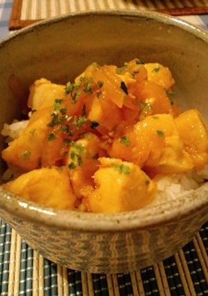 ☆さっぱりとメカジキの南蛮漬け風丼☆-レシピのメイン写真