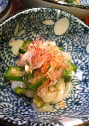 いかそうめんが変身♪いかオクラ-レシピのメイン写真