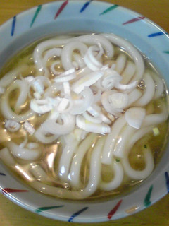 風邪のひきはじめに!ショウガうどん-レシピのメイン写真