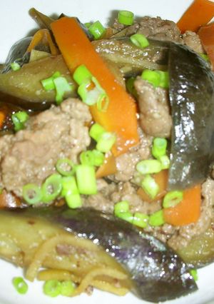 牛肉と茄子の生姜炒め煮-レシピのメイン写真