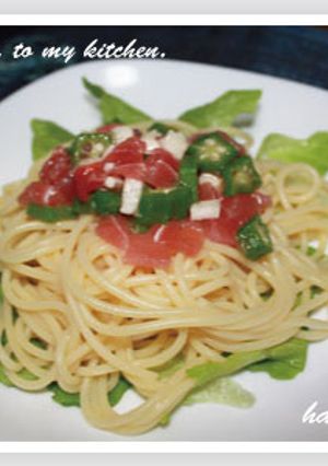 マグロの和風パスタ-レシピのメイン写真