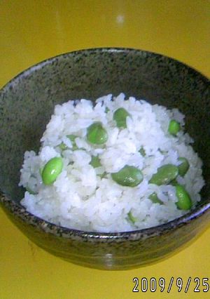 こぶ茶で！咄嗟に枝豆ご飯-レシピのメイン写真