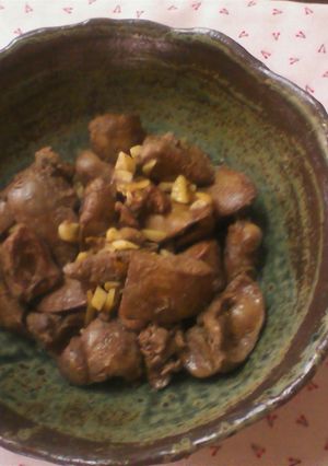鶏レバーの炒め煮-レシピのメイン写真