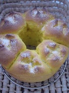 ケーキみたいなパンプキンパン♪-レシピのメイン写真
