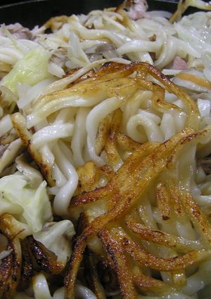 休日に♥ランチに♫放っとけ③焼きうどんフライパン編-レシピのメイン写真