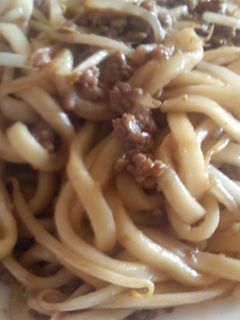 韓国プルコギのタレで焼きうどん♪-レシピのメイン写真