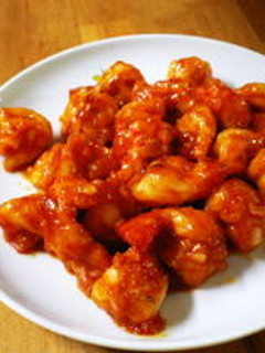ぷりぷりエビの美味しいケチャソース炒め-レシピのメイン写真