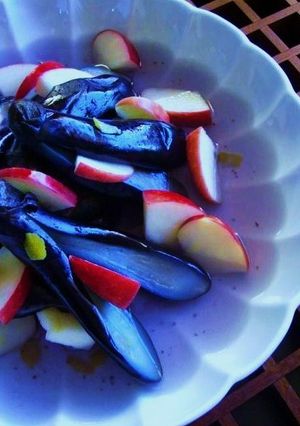 夏に美味しい♬ ✰茄子のりんご酢漬け✰-レシピのメイン写真