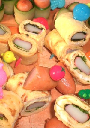 お弁当に!まきまきピック①-レシピのメイン写真