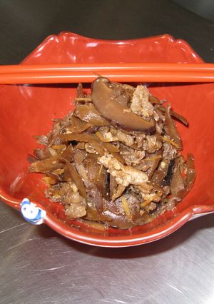 旬のごぼう牛肉佃煮♪-レシピのメイン写真