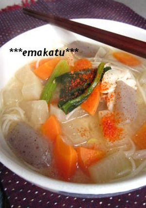 あったか温麺(にゅうめん)-レシピのメイン写真