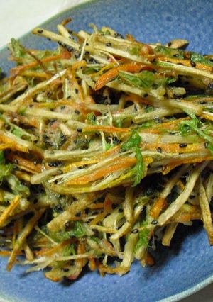 ★ごぼうとみつ葉のかき揚げ★-レシピのメイン写真