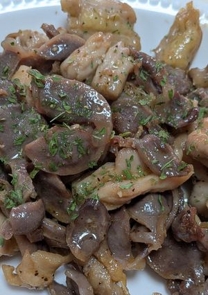 砂肝とせせりの塩炒め❣食感が美味しい♪-レシピのメイン写真