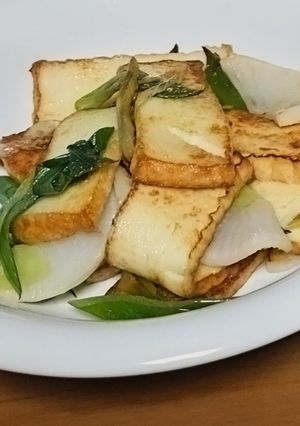 厚揚げ と長ネギ大根炒め-レシピのメイン写真