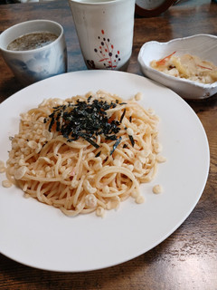 鱈子たぬきパスタ-レシピのメイン写真