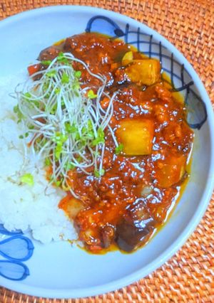 夏野菜のキーマカレー-レシピのメイン写真