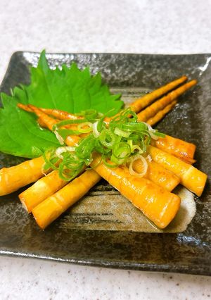 水煮の姫竹のバター醤油炒め-レシピのメイン写真