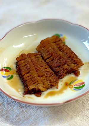 湯引きはもで♪蒲焼き風-レシピのメイン写真