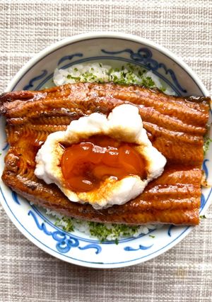 トロ玉鰻丼-レシピのメイン写真