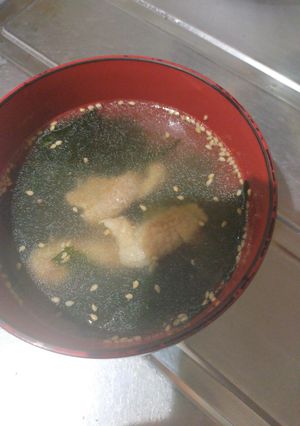 鶏皮のスープ-レシピのメイン写真