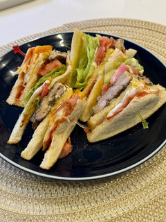 照り焼きチキン クラブハウス✩サンド-レシピのメイン写真