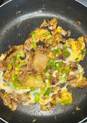 サバ缶キムチのたまごとじ-レシピのメイン写真
