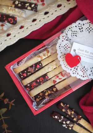 バレンタインに☆簡単スティッククッキー。-レシピのメイン写真
