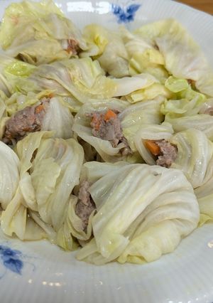 レンジで簡単　キャベツしゅうまい-レシピのメイン写真