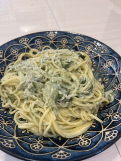 シラスあおさ海苔の柚子胡椒クリームパスタ-レシピのメイン写真