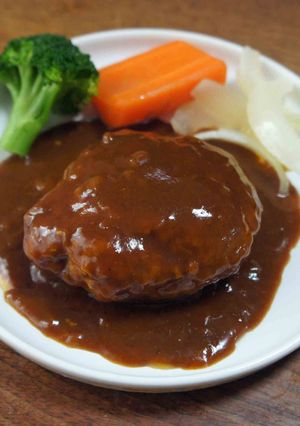 カレー風味煮込みハンバーグ-レシピのメイン写真