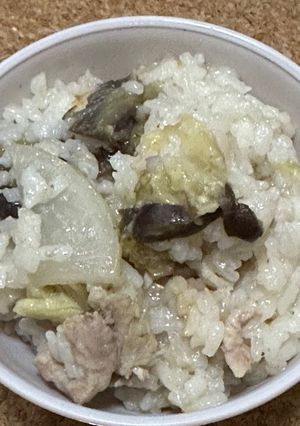 ★簡単★ナスと大根の炊き込みご飯-レシピのメイン写真