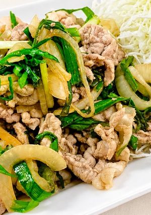 🍀豚コマ生姜焼き 夏バテ予防 糖質制限🍀-レシピのメイン写真