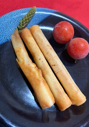生ハムとクリームチーズの春巻き-レシピのメイン写真
