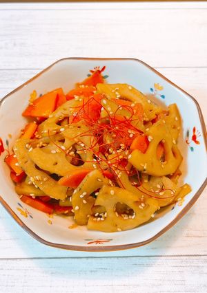 蓮根のきんぴら-レシピのメイン写真