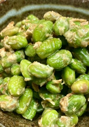 お酒のアテに枝豆のおかかマヨネーズ-レシピのメイン写真