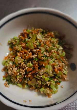 大根菜と人参の皮の炒りふりかけ-レシピのメイン写真