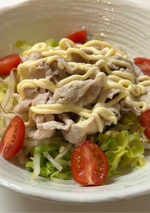 豚しゃぶと茹で野菜のサラダ-レシピのメイン写真