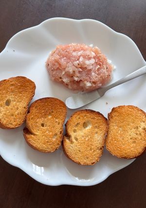生ハムで作る！ドイツのメット-レシピのメイン写真