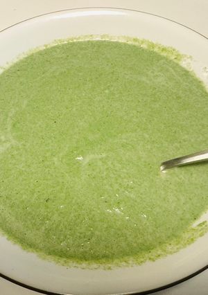 舞茸とほうれん草の豆乳ポタージュ-レシピのメイン写真