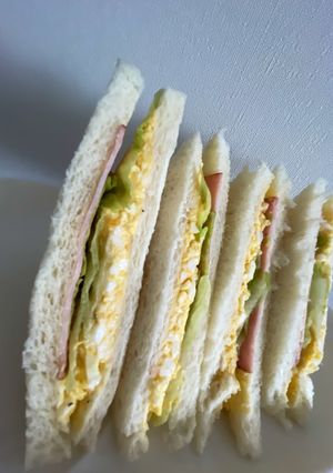 簡単サンドイッチ🎵お弁当にも😋-レシピのメイン写真