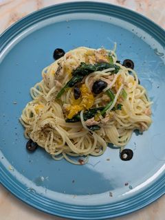 簡単!ツナとアボカドとみかんの冷製パスタ-レシピのメイン写真