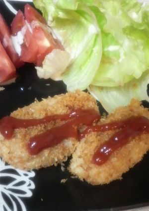 サックサク♪揚げないツナポテトコロッケ-レシピのメイン写真